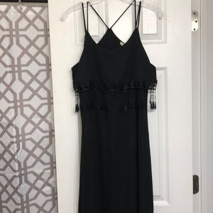Black maxi dress